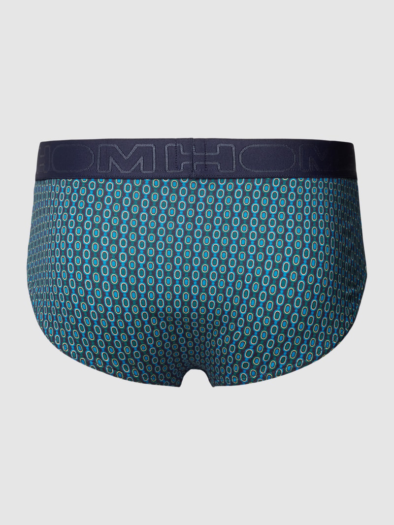Slip mit Allover-Muster Modell 'ANDY' in blau