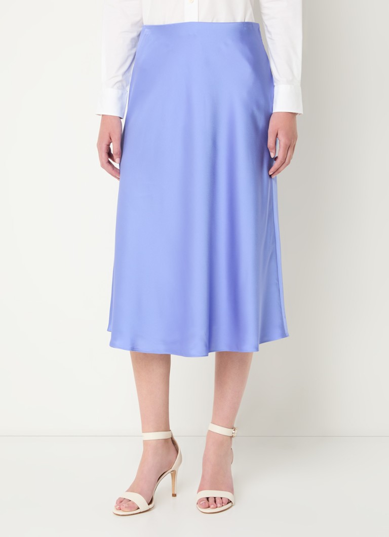 Fustă midi din satin Ralph Lauren