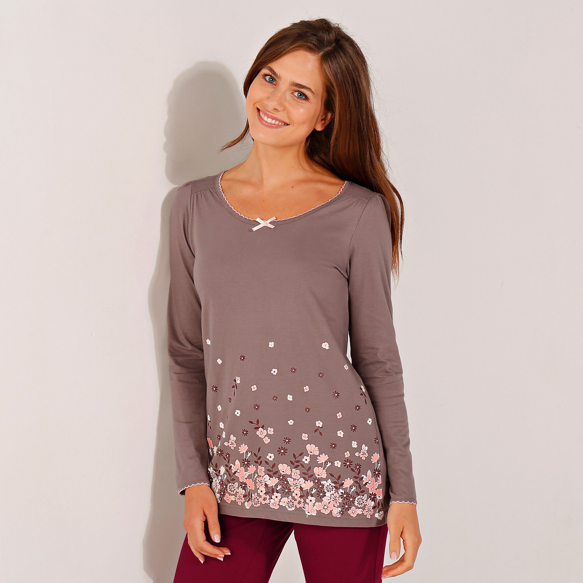 Tee-shirt imprimé fleurs