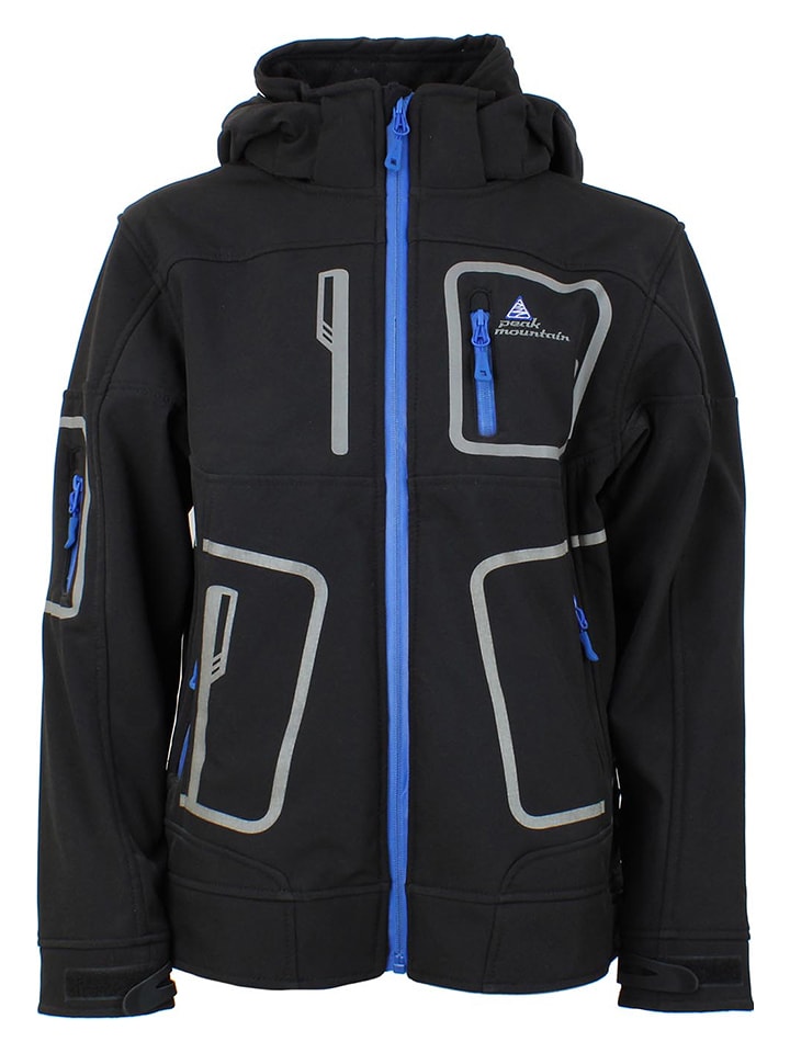 Peak Mountain Softshelljacke in Schwarz günstig kaufen