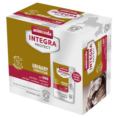 Sparpaket Animonda Integra Protect Adult Urinary Struvitstein 48 x 85 g