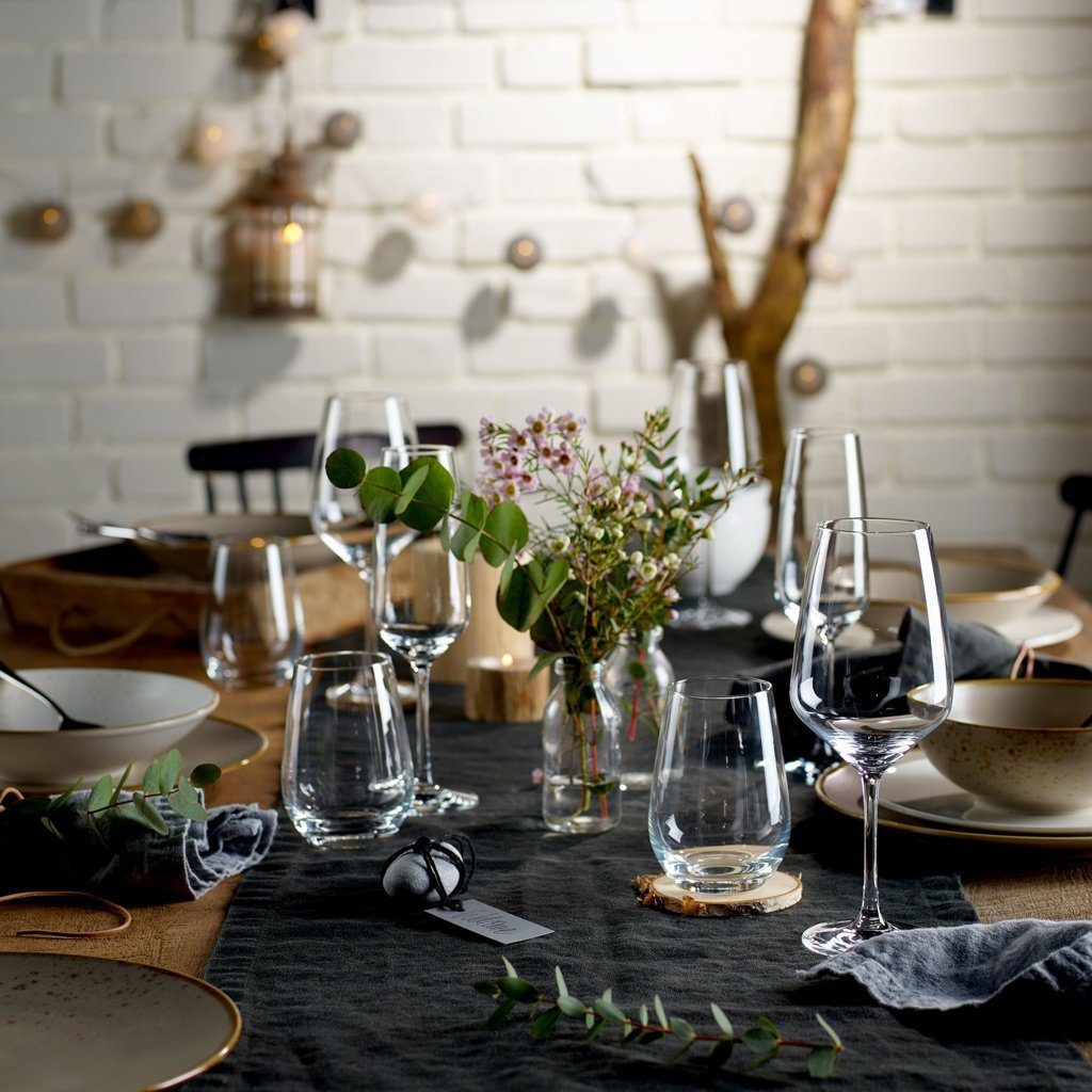 vivo Villeroy & Boch Group Gläser-Set Voice Basic Glas Weißweingläser-Set 4-teilig, Glas