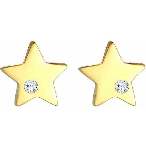 Elli Ohrringe Kinder Sterne Zirkonia Astro 925 Silber