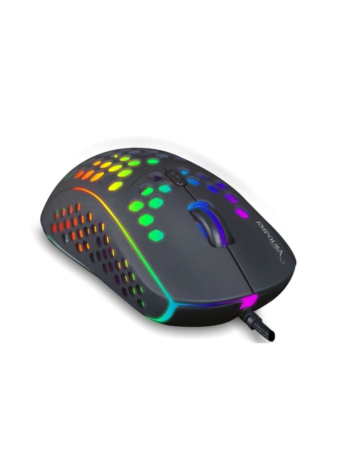 Inca INCA IMG-346 EMPOUSA RGB-Makro-Tasten Professional 6400 DPI 8 Tasten in schwarz günstig kaufen onesize