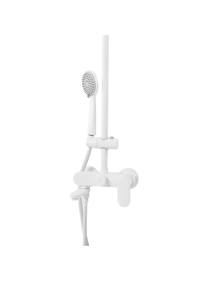 Beliani Wannenarmaturen GURARA in Weiß - (W) 23 x (H) 83 x (L) 36 cm günstig kaufen onesize