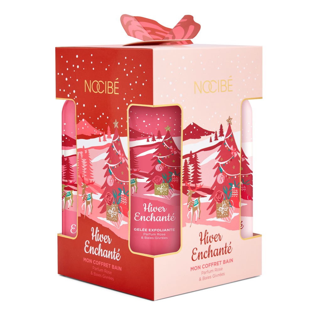 Nocibé Hiver Enchanté - Mon Coffret Bain Coffret parfum rose & baies givrées