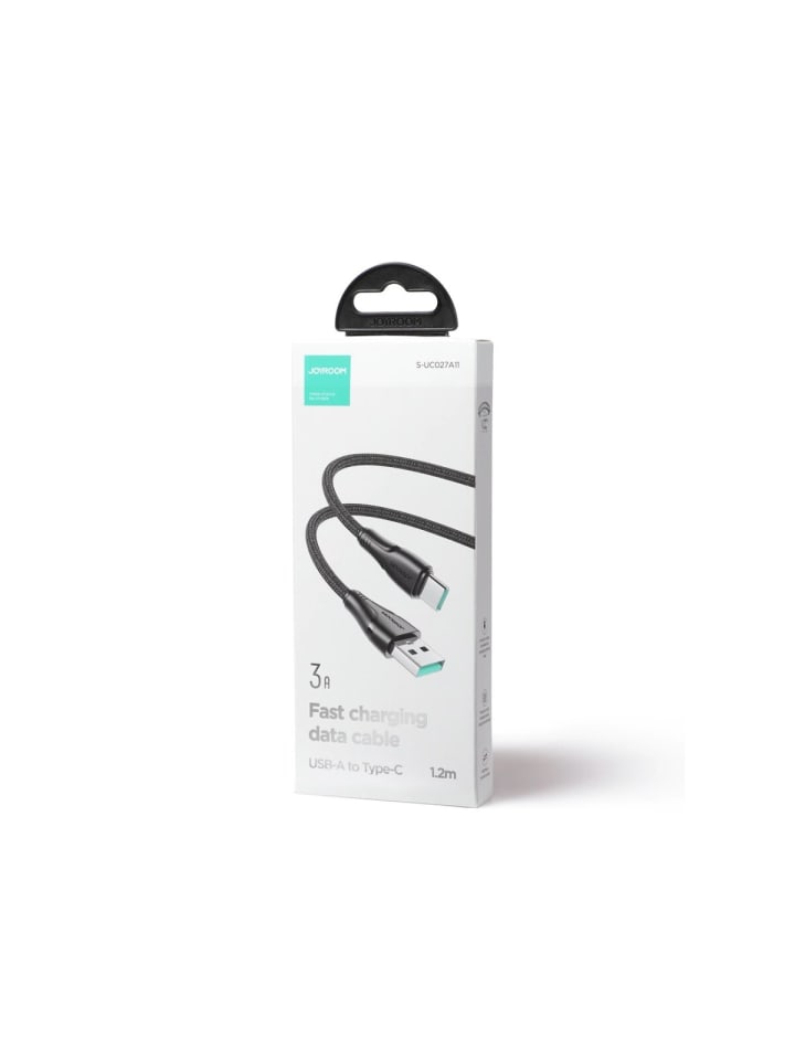 COFI 1453 Joyroom USB zu Type-C Handykabel – 3 A, 1,2 m, Schnellladekabel in Schwarz günstig kaufen 1200
