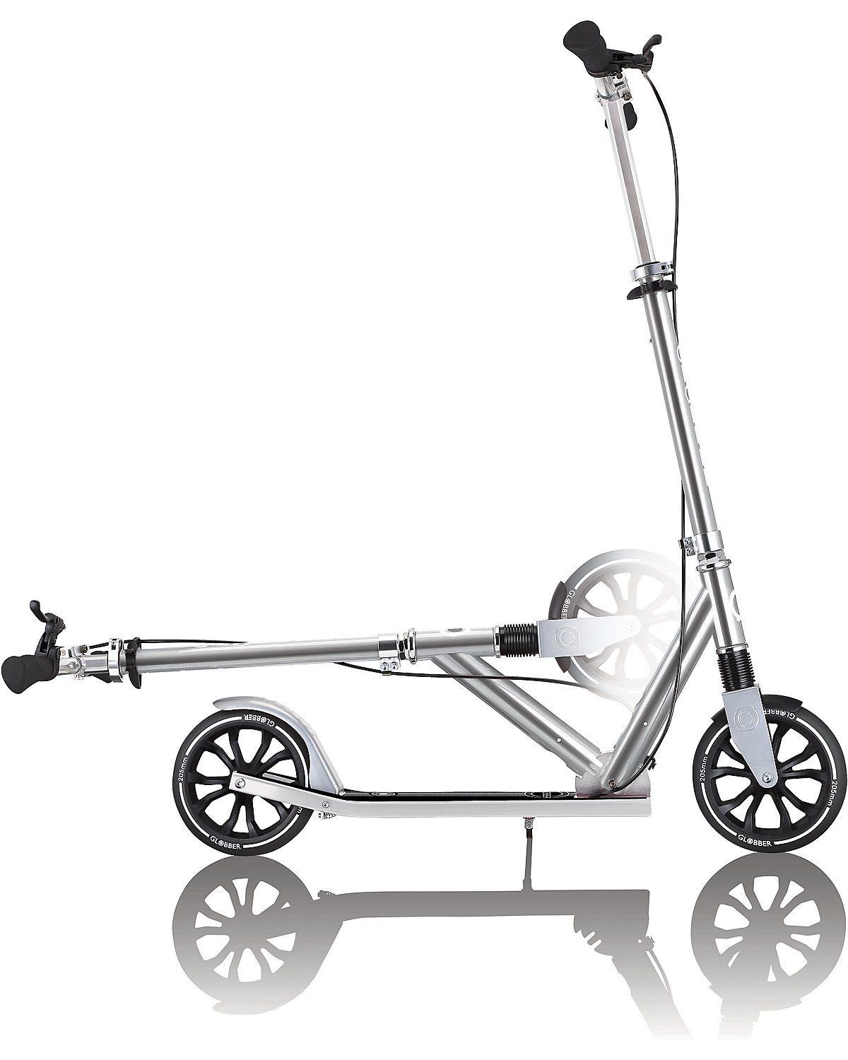 Globber Nl 205 Deluxe, Silber