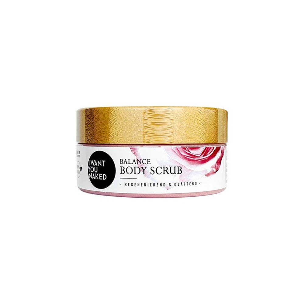 I WANT YOU NAKED Balance Rose & Huile de millepertuis Gommage pour le corps