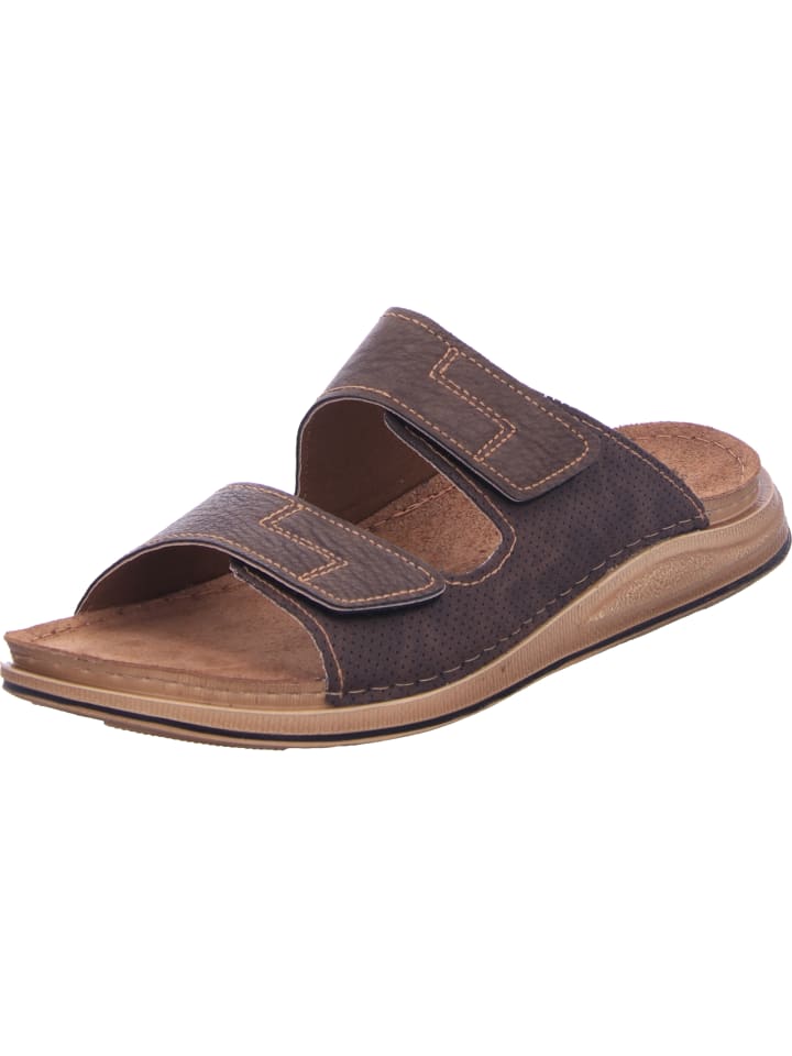 Fischer Markenschuh Pantolette in braun günstig kaufen