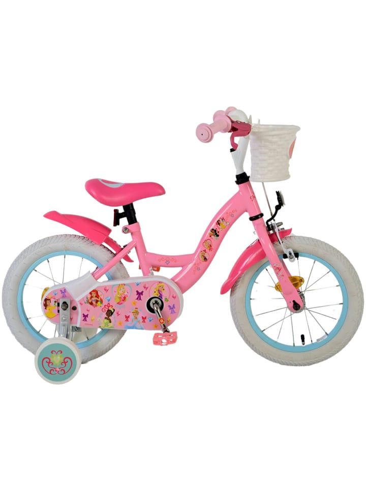 Volare Kinderfahrrad Disney Princess Fahrrad in Rosa für Mädchen 14 Zoll 3 Jahre günstig kaufen onesize