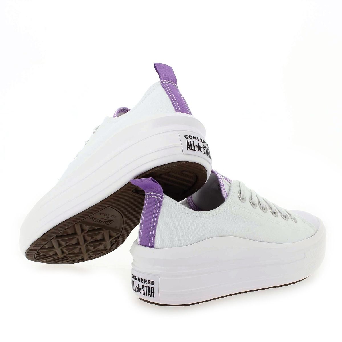 Converse  CTAS MOVE OX EV - Blanc Violet