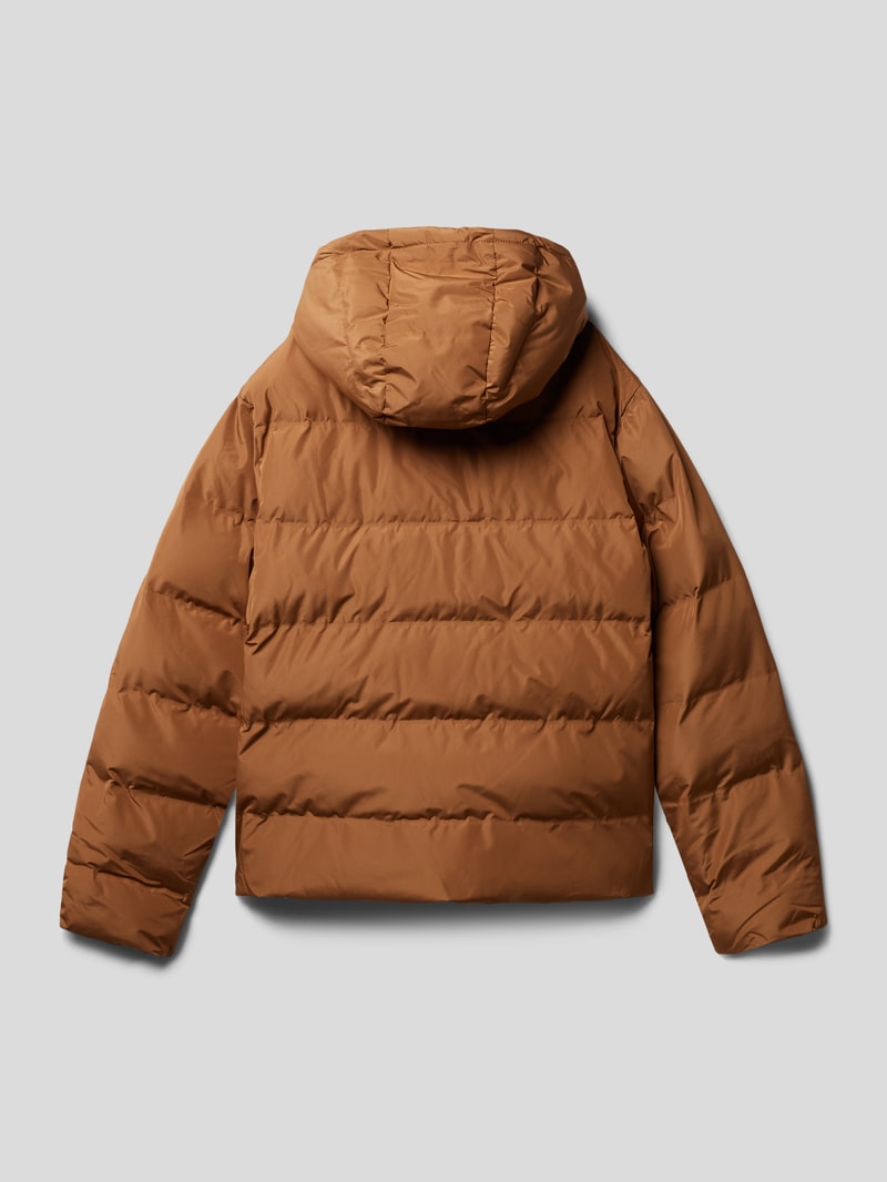 Jacke mit seitlichen Eingrifftaschen Modell 'jan' in haselnuss braun
