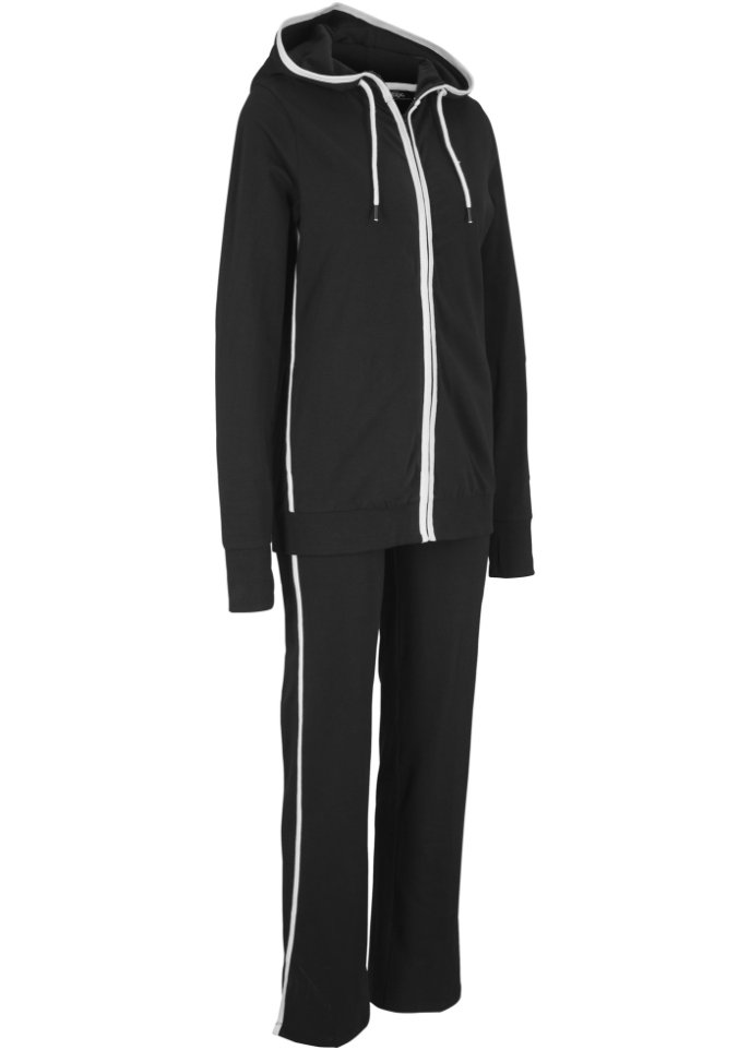 Stretch-Jogginganzug aus Baumwolle (2-tlg.Set)