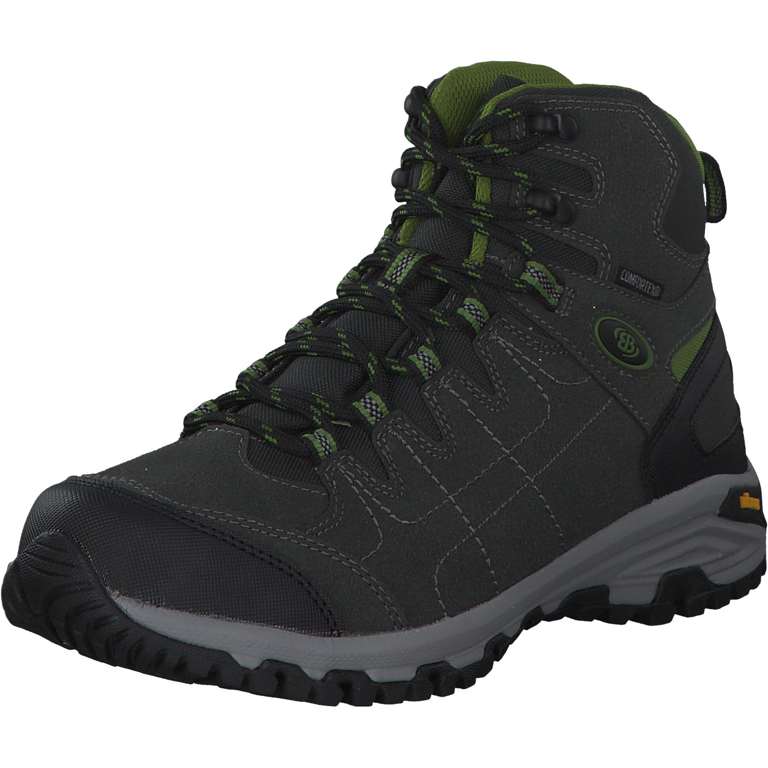 EB-Sport 221161, Cut Out-Stiefeletten, Damen, Anthrazit / Grün