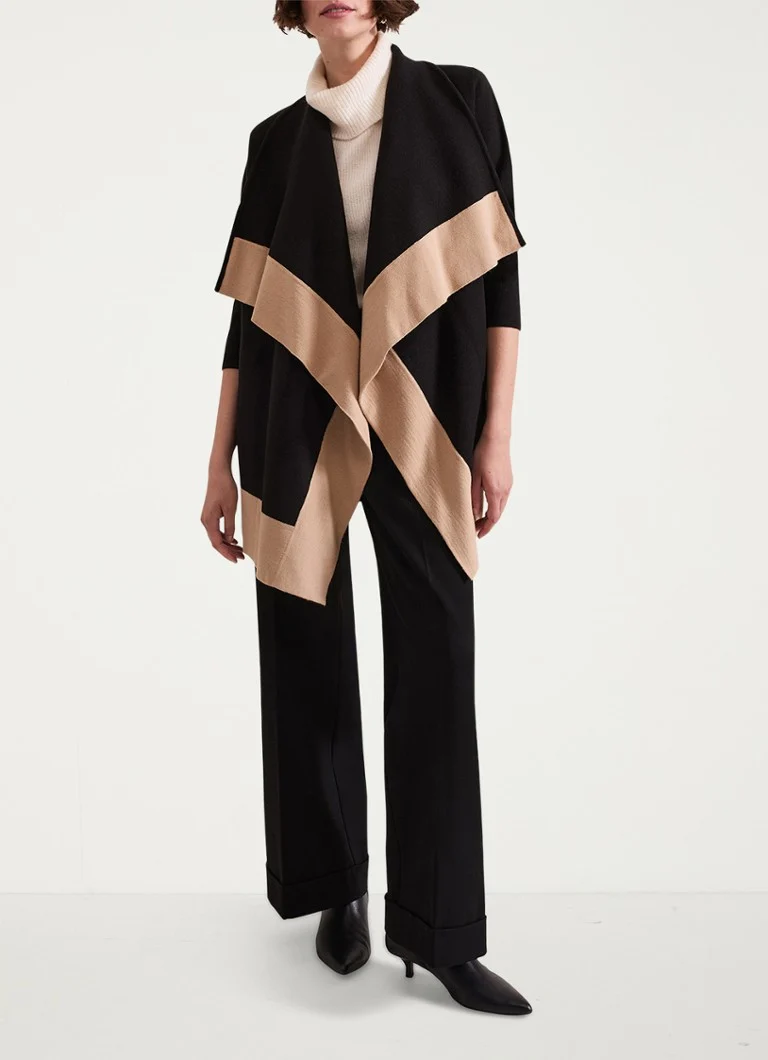 Cardigan Phase Eight Rae din amestec fin de lână, cu curea legată.
