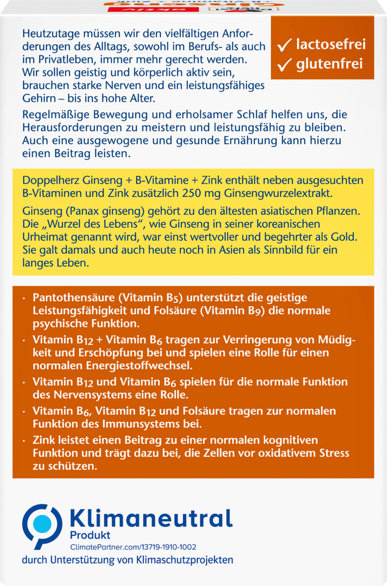 Ginseng Kapseln 30 St., 16,2 g