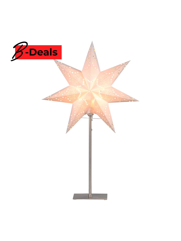 STAR Trading Stern-Tischleuchte Sensy, weiß, 34x55cm, B-Deal in Weiß günstig kaufen onesize