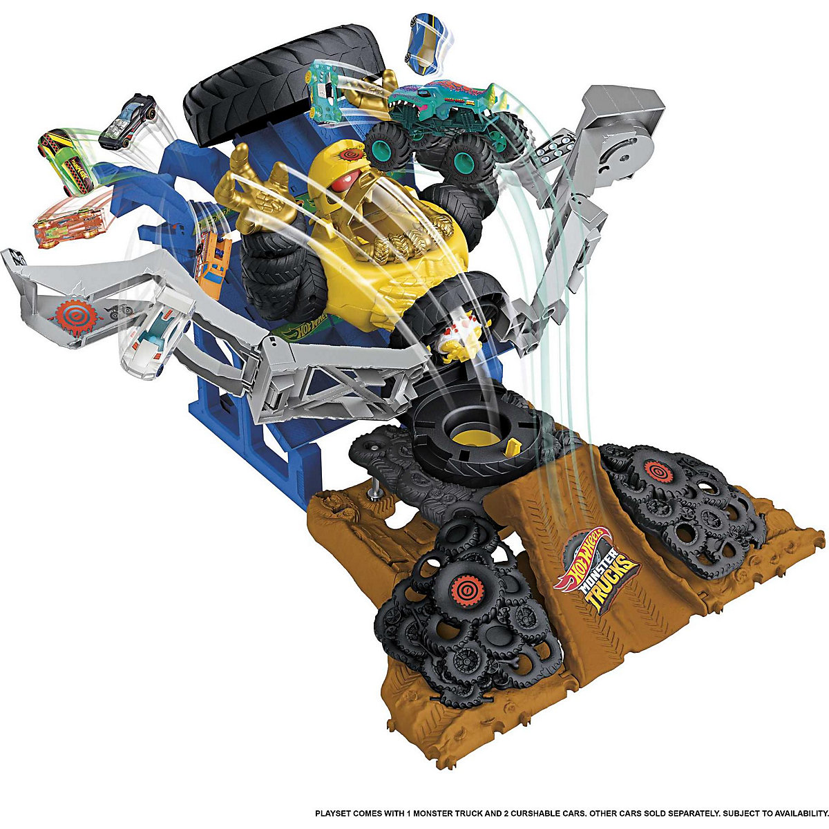 Hot Wheels Monster Trucks MEGA Wrex v. Crushzilla