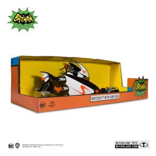 DC Retro Fahrzeug Batcycle with Side Car