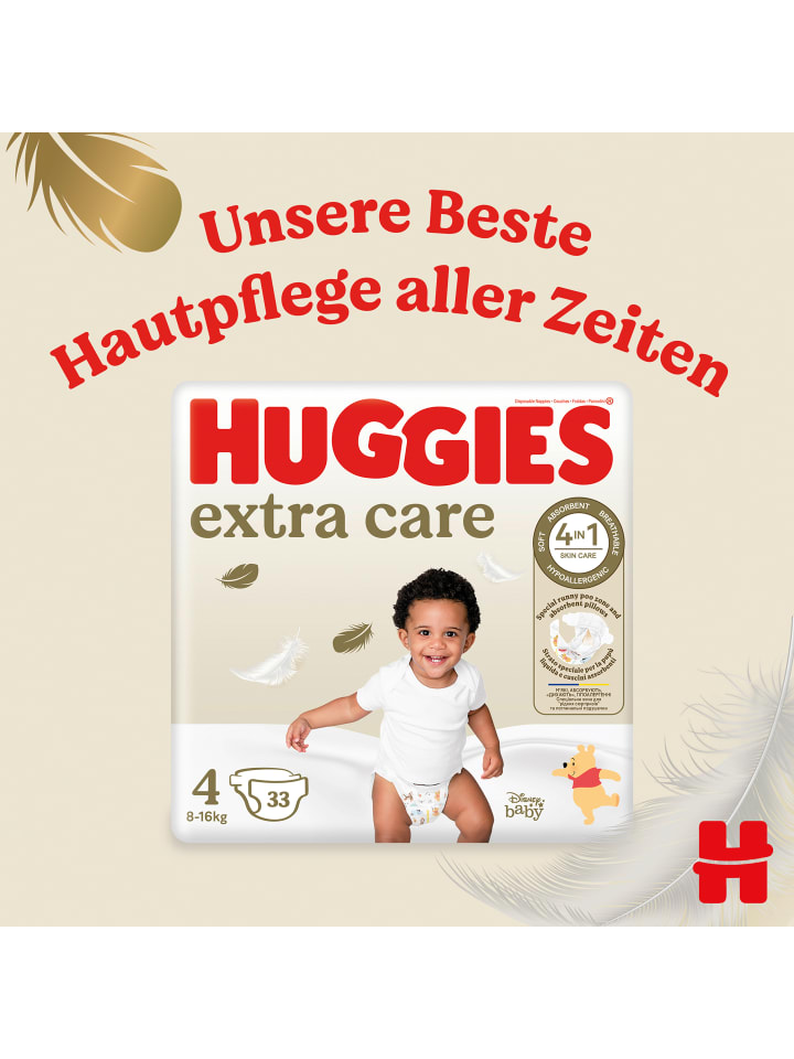 HUGGIES Babywindeln Extra Care mit Disney-Design Größe 4, 120 Windeln (2x60) günstig kaufen 4
