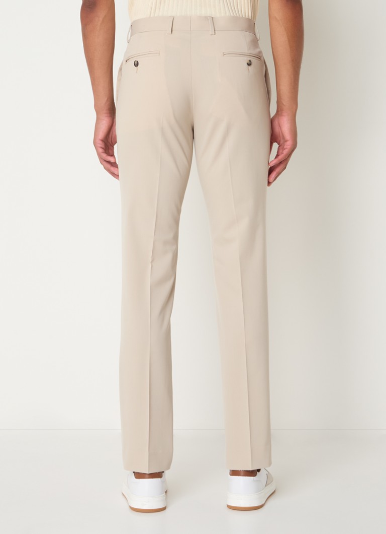 Sandro slim-fit trousers in virgin wool blend with side pockets