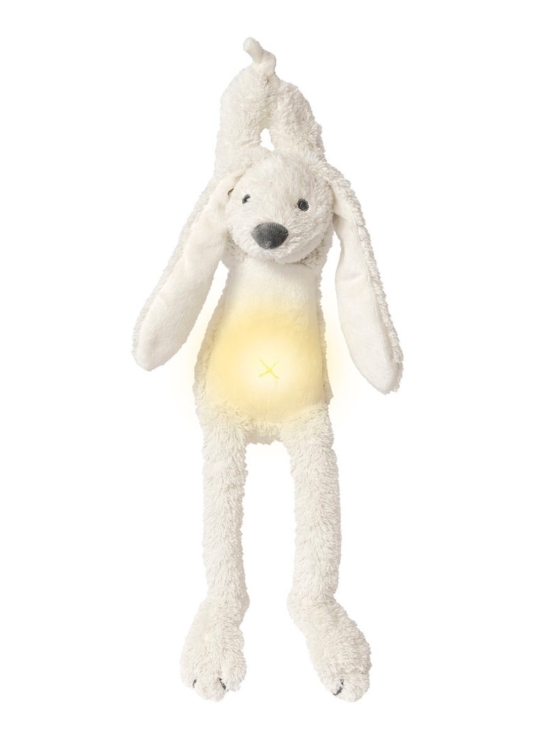 Peluche musicale Richie le lapin cheval joyeux avec veilleuse, 34 cm