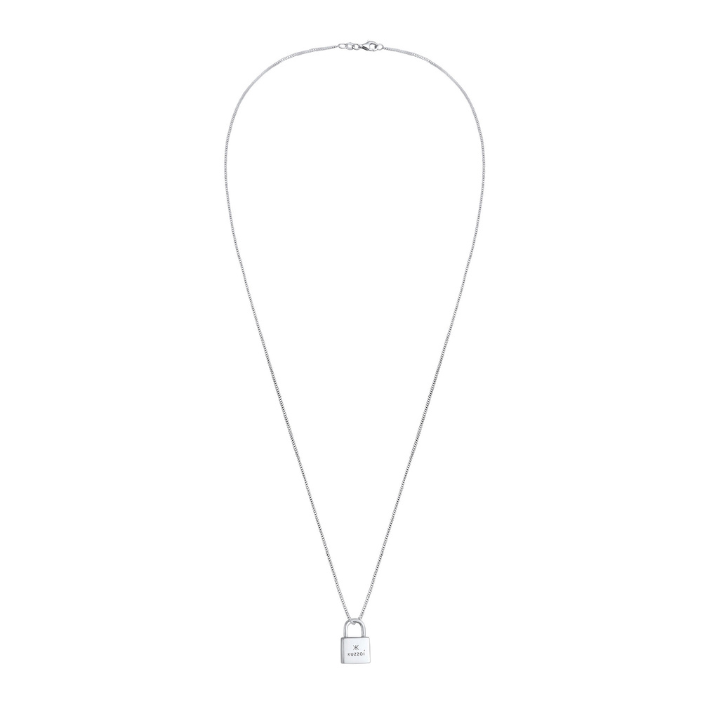 KUZZOI KUZZOI Collier Pendentif pour homme symbole de la tendance blogger en argent ster collier