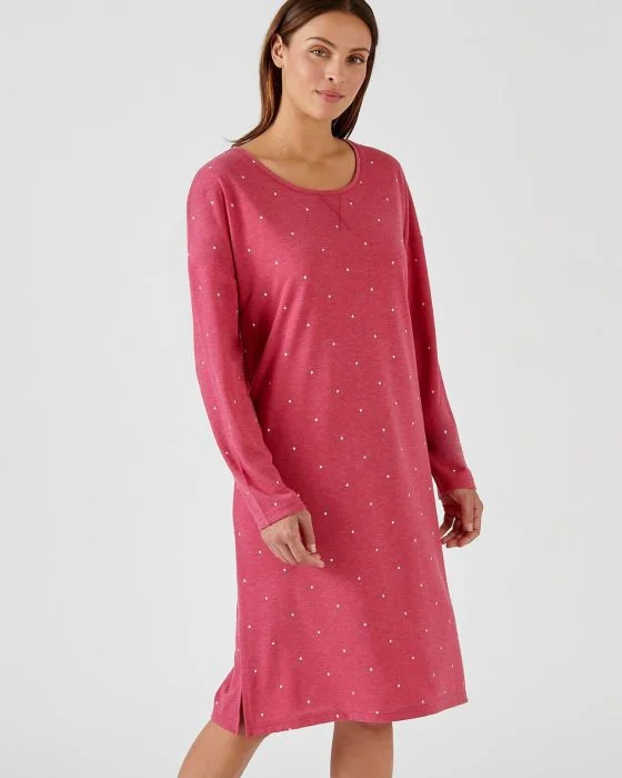Chemise de nuit imprimée étoiles Thermolactyl