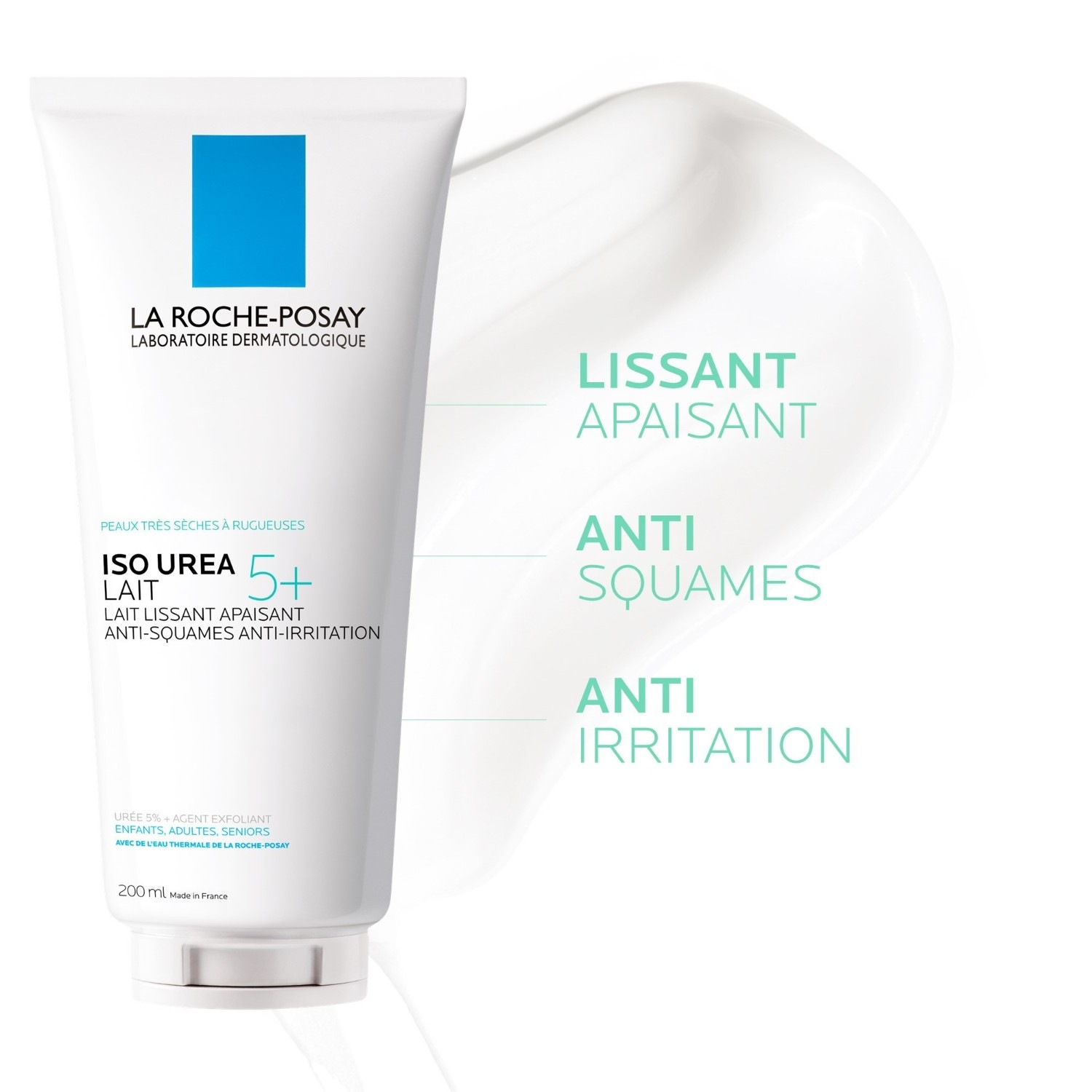 La Roche-Posay ISO UREA Smoothing Milk. Przeciwłupieżowe, przeciwpodrażnieniowe 400 ml