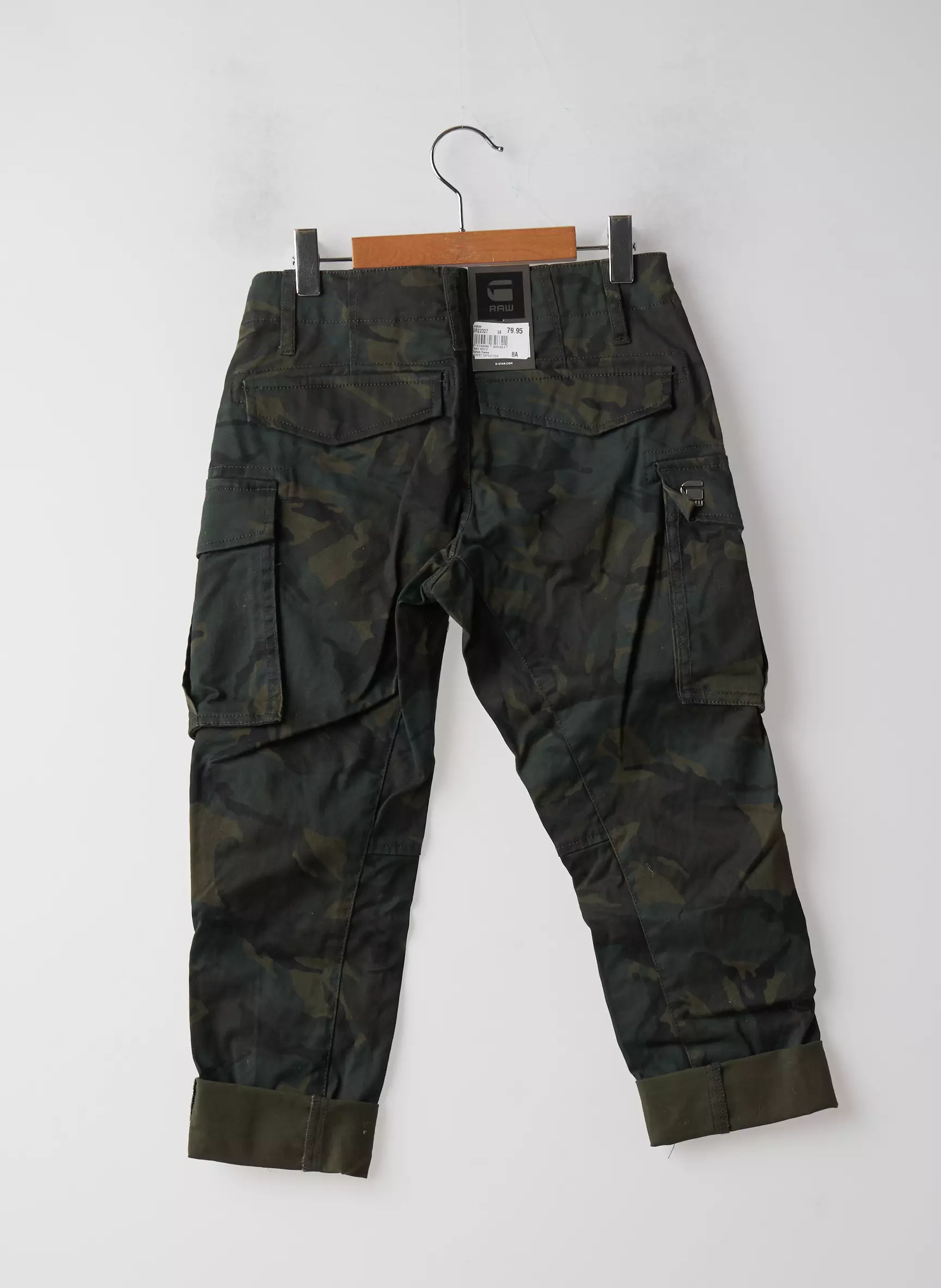 G Star Jeans Coupe Droite Garcon couleur vert