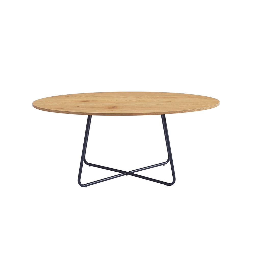 Home Deluxe HOME DELUXE Couchtisch Oval NOVARIS -  Dark Oak