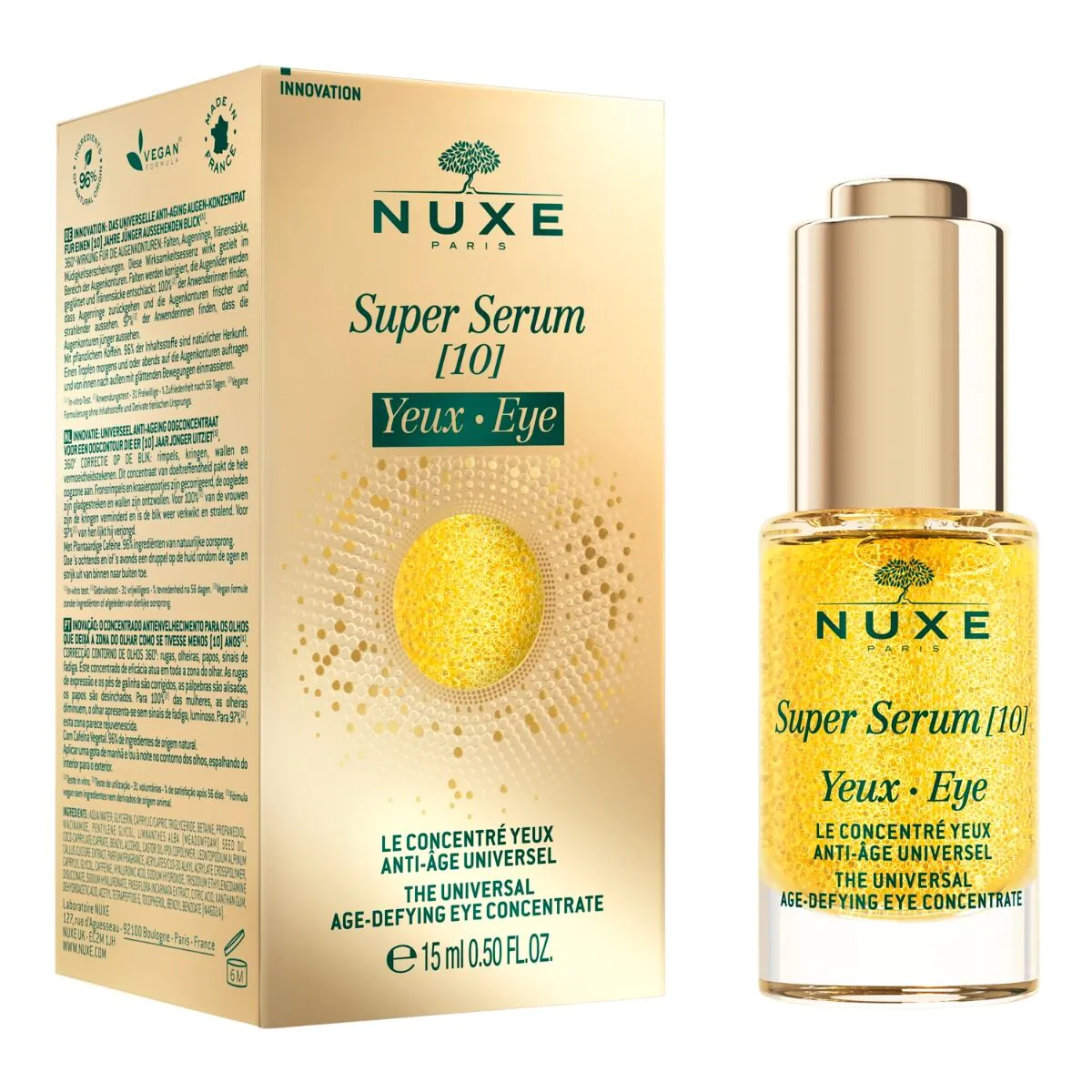 „Nuxe Super Serum 10“ paakių serumas