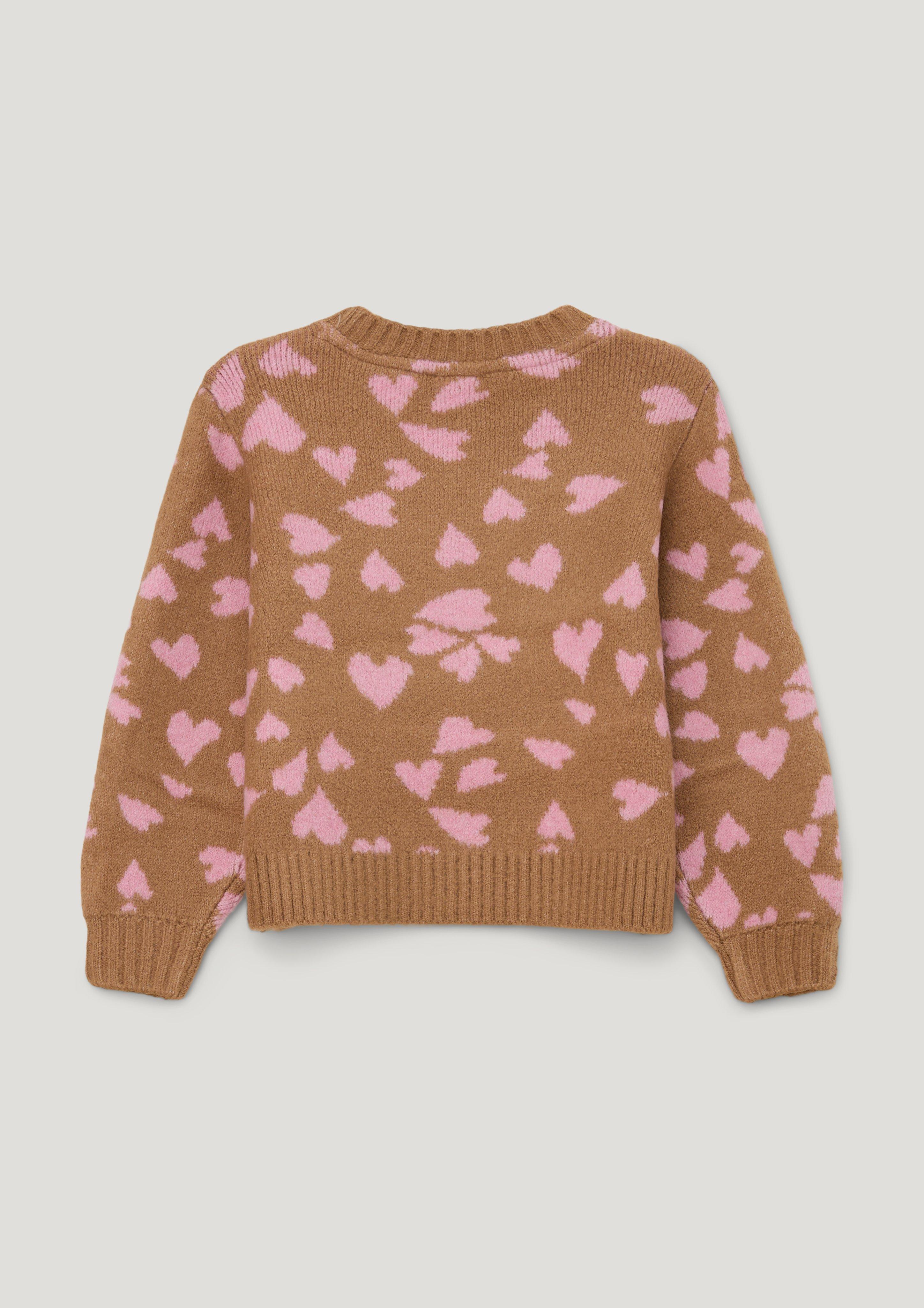 Strickpullover mit Herz-Muster  2133901-84X2