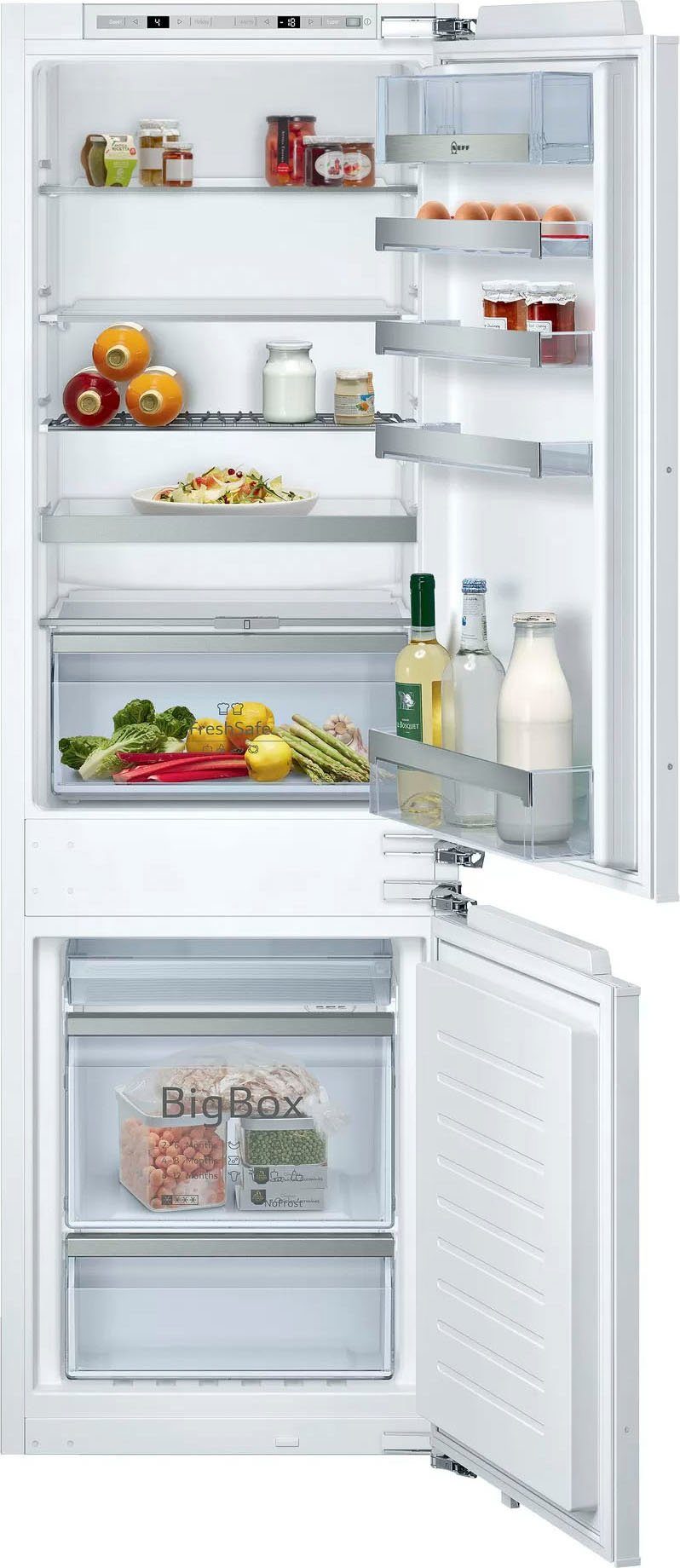 NEFF Einbaukühlgefrierkombination N 70 KI7863FF0, 177,2 cm hoch, 55,8 cm breit