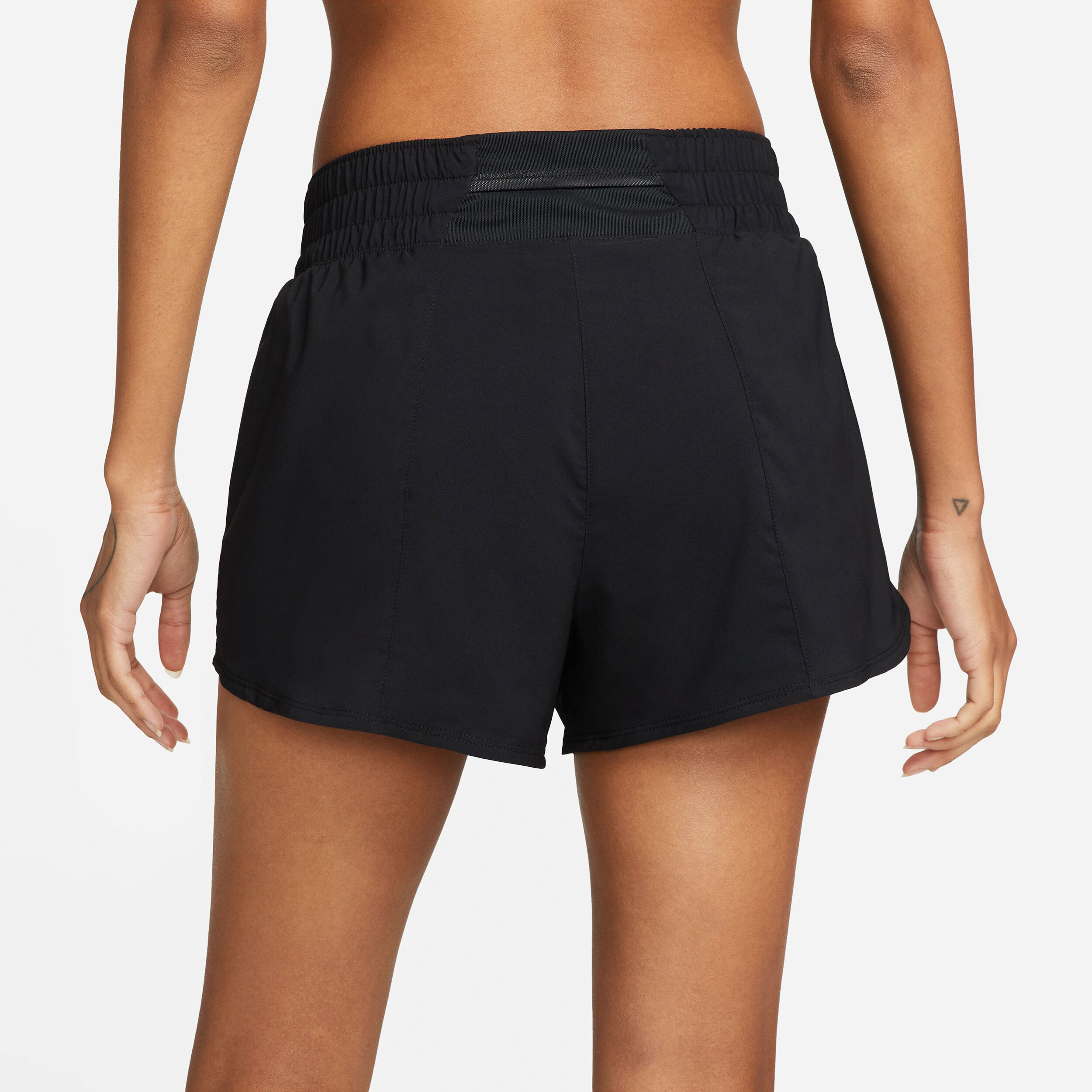 Swoosh Veneer Shorts Damen - Schwarz