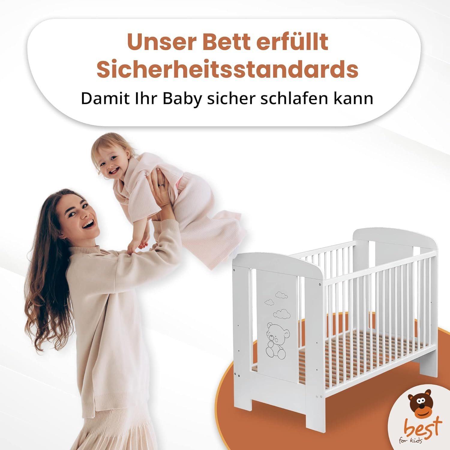 Best for Kids Babybett KAMIL