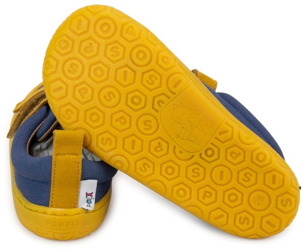 Poppis ~ Nono LowCut Klettschuh ~ Blau/Gelb