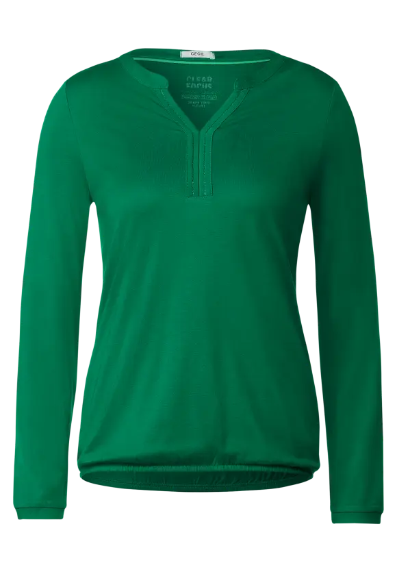 CECIL Langarmshirt mit Gummibund