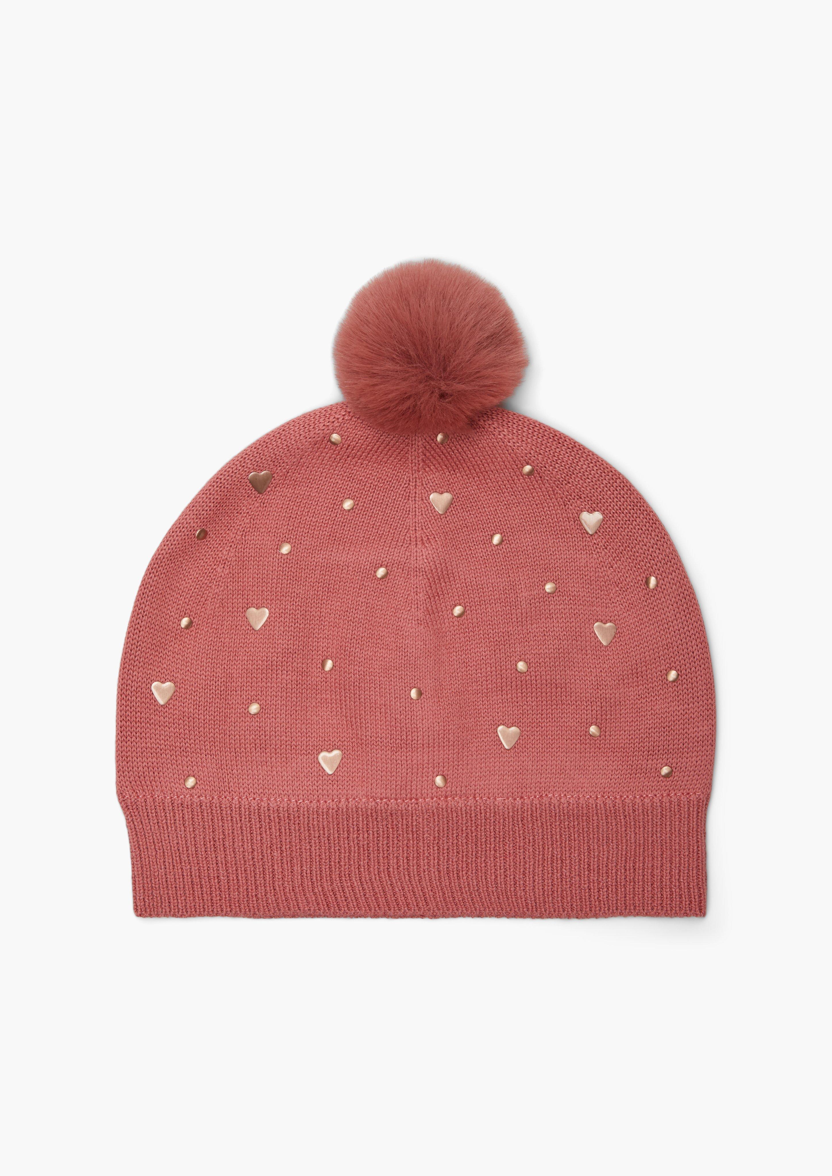 Strickmütze mit Bommel  2117308-3848