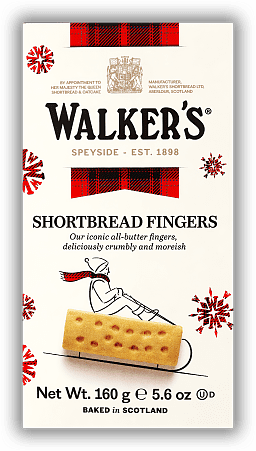 Walker's Shortbread Fingers Scottish Shortbread 160gr. Walker's Shortbread Fingers Scottish Shortbread 160gr.  160	 Gramm
