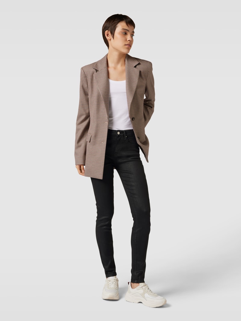 Skinny Fit Jeans mit Stretch-Anteil Modell 'FLEX COMO' in schwarz