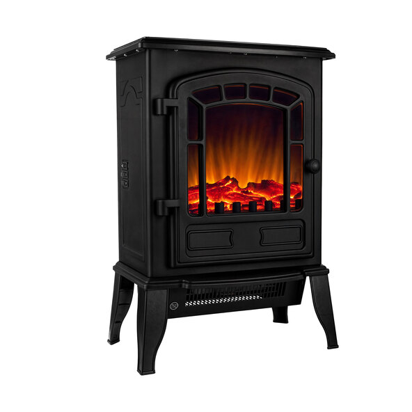 Kamin Elektro Heizer YH20, 2.000 W, schwarz