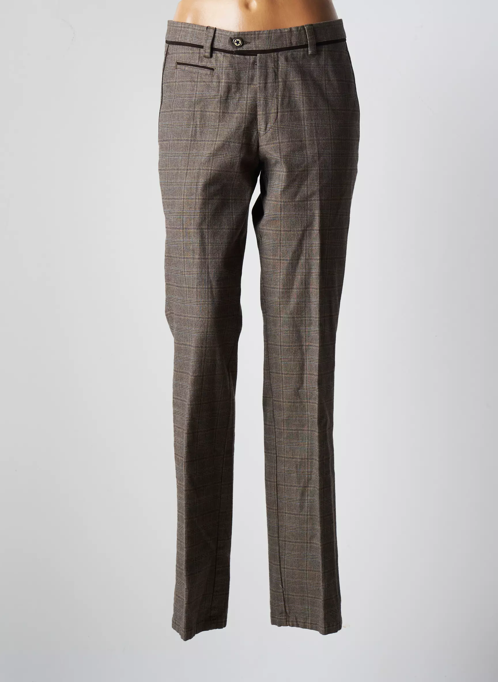 Jumfil Pantalons Droits Femme couleur marron