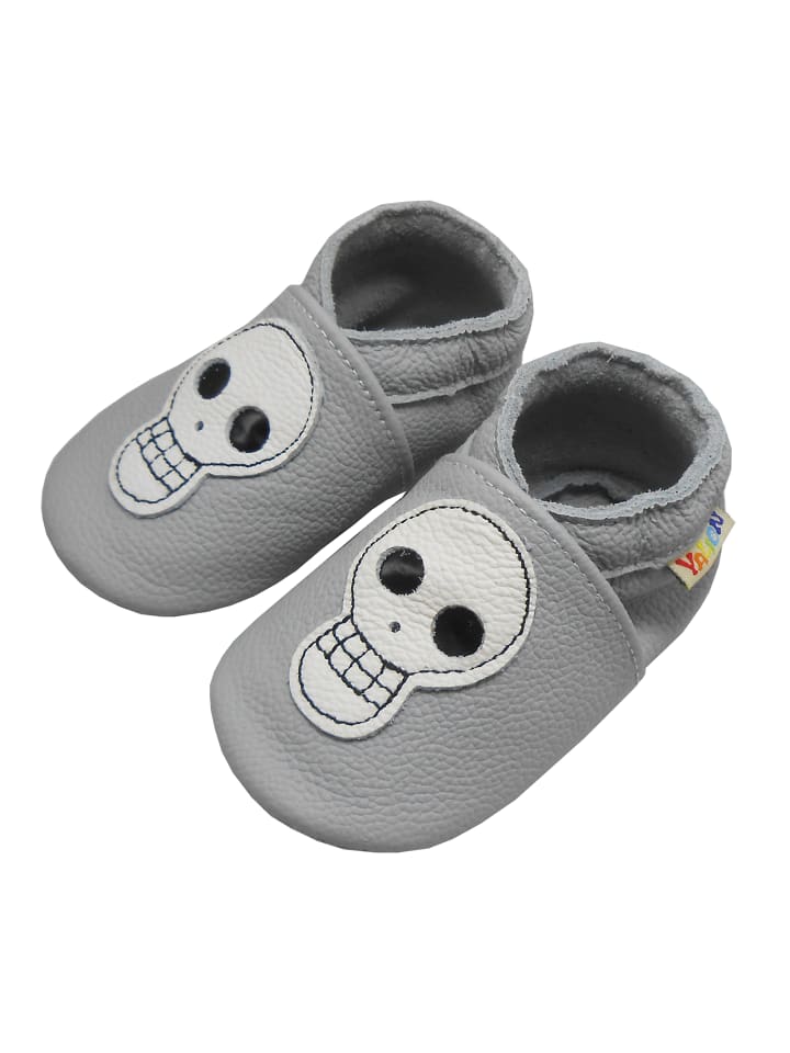 Yalion Leder-Krabbelschuhe 