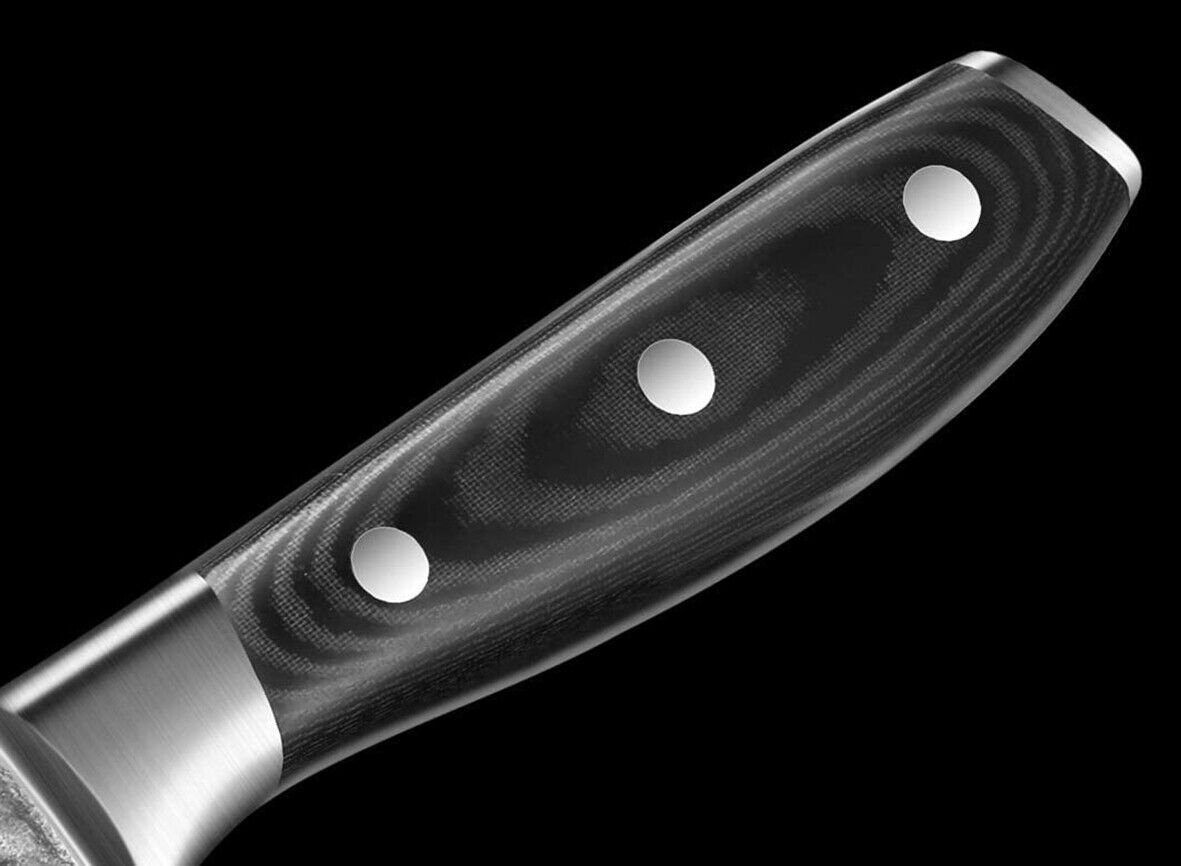 DEIK Fleischmesser ND-D1091, Messer Kochmesser Küchenmesser Profi Damastmesser Edelstahl