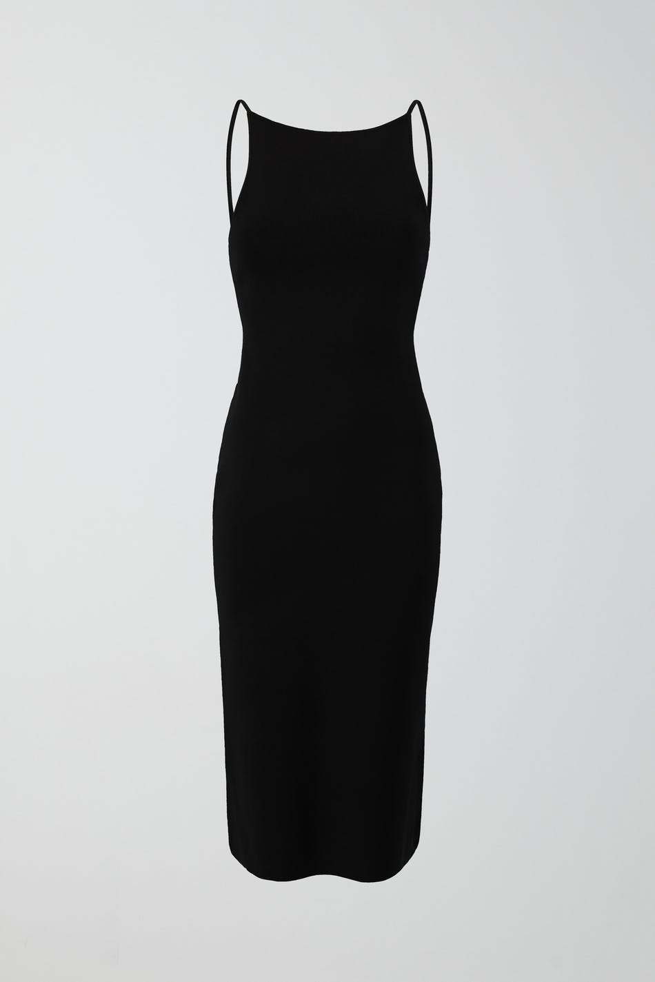 Knitted strap dress