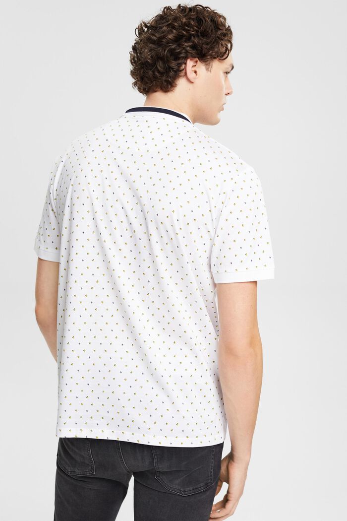 Poloshirt mit Allover-Muster