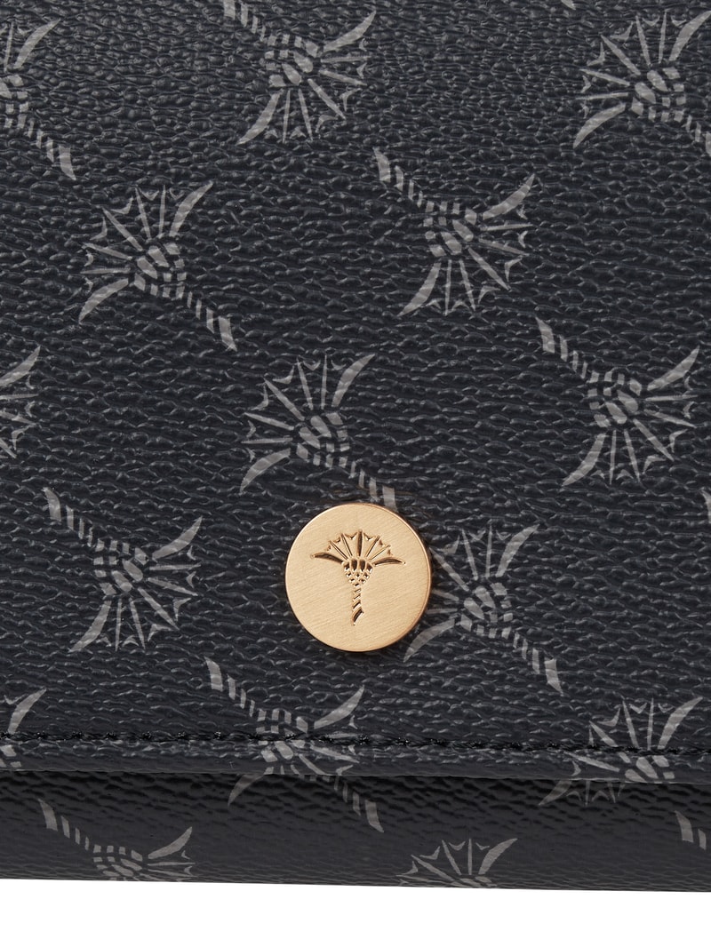 Portemonnaie mit Logo-Muster Modell 'Europa' - RFID-blocking in dunkelblau