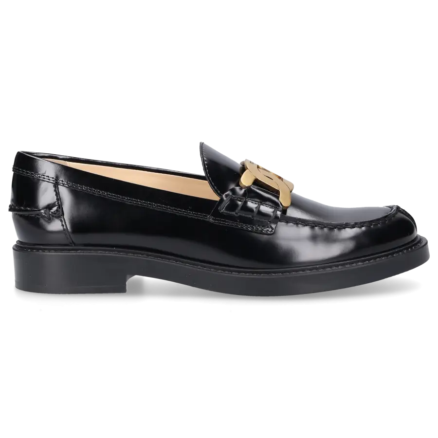 Tod's - Loafer LEATHER Kalbsleder - schwarz